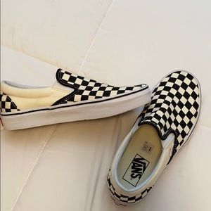 New checkered vans